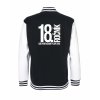 College mikina back black