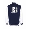 College mikina back navy